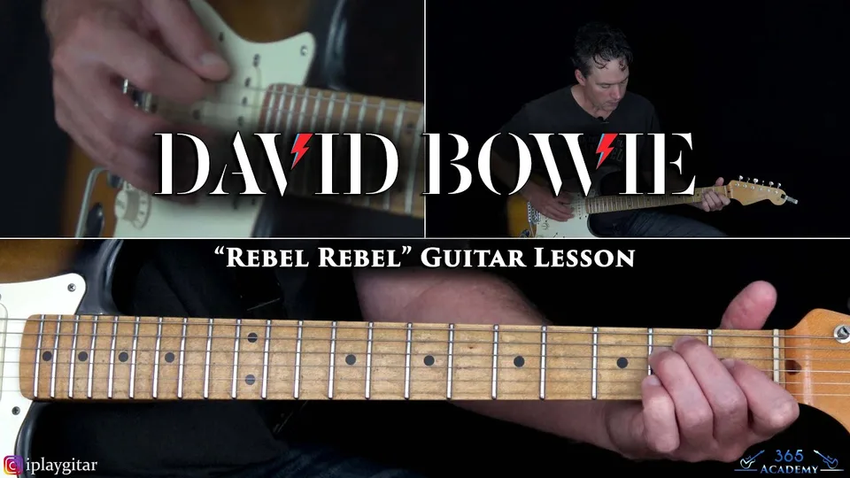 David Bowie - Rebel Rebel guitar lesson