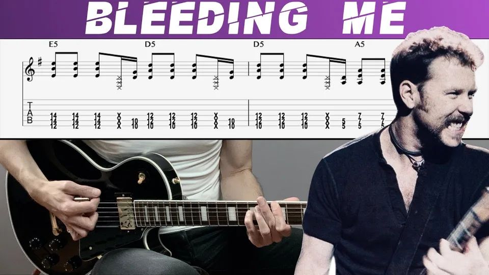 Metallica - Bleeding Me guitar tab