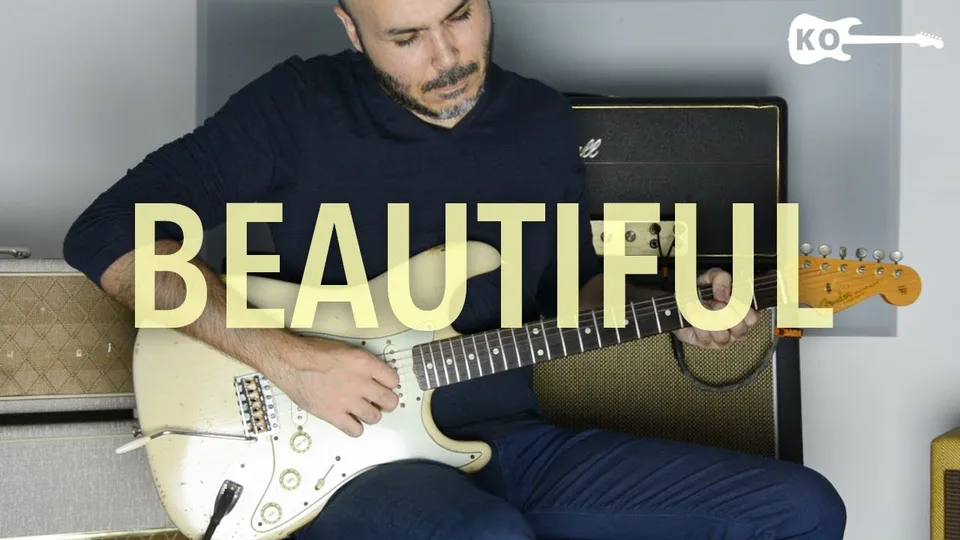 Christina Aguilera - Beautiful guitar cover