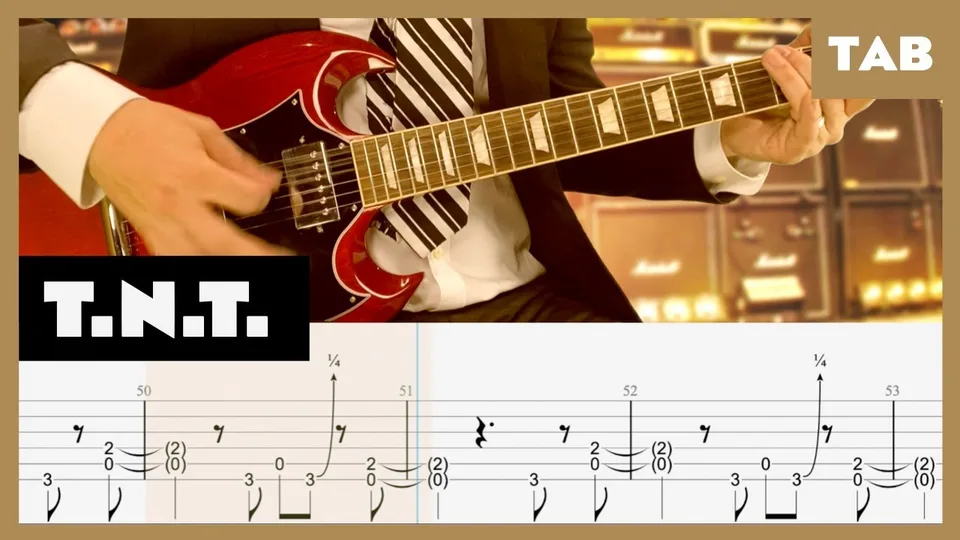 AC/DC - T.N.T. guitar tab