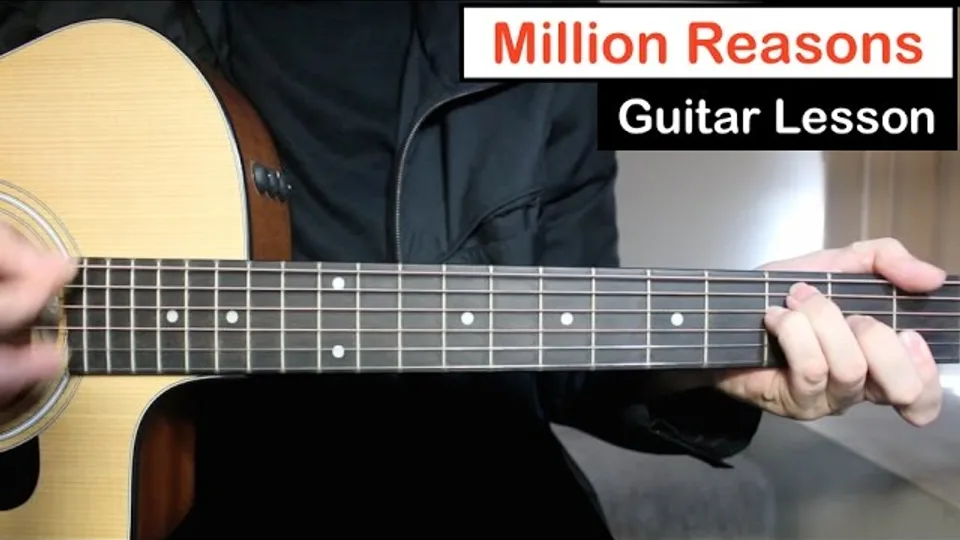 Lady Gaga - Million Reasons guitar lesson