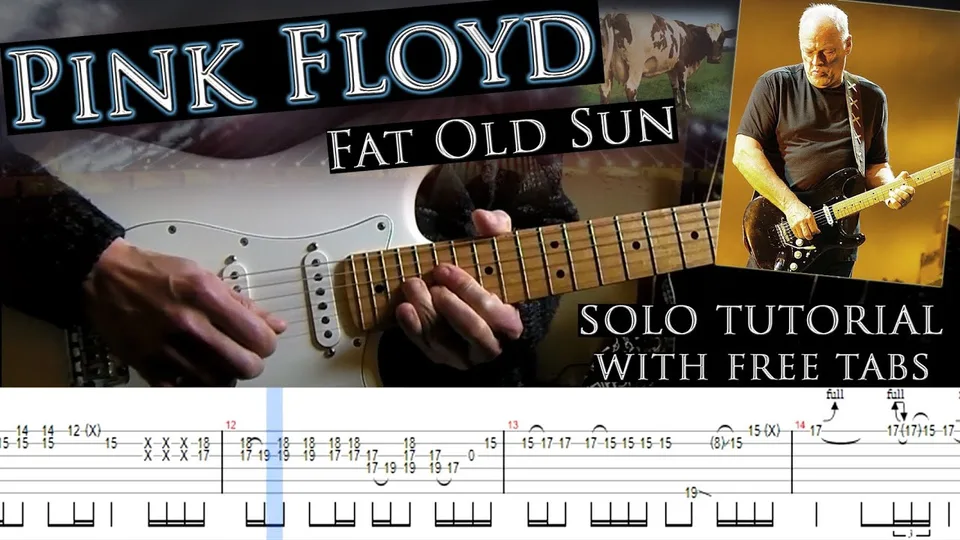 Pink Floyd - Fat Old Sun guitar tab