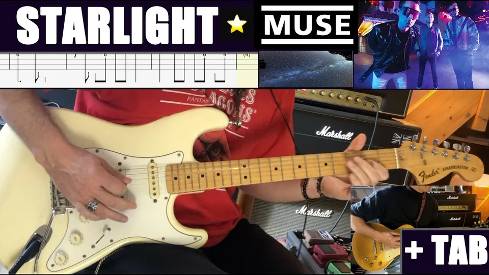 Muse - Starlight guitar tab