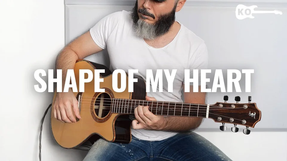 Sting - Shape of My Heart guitar cover
