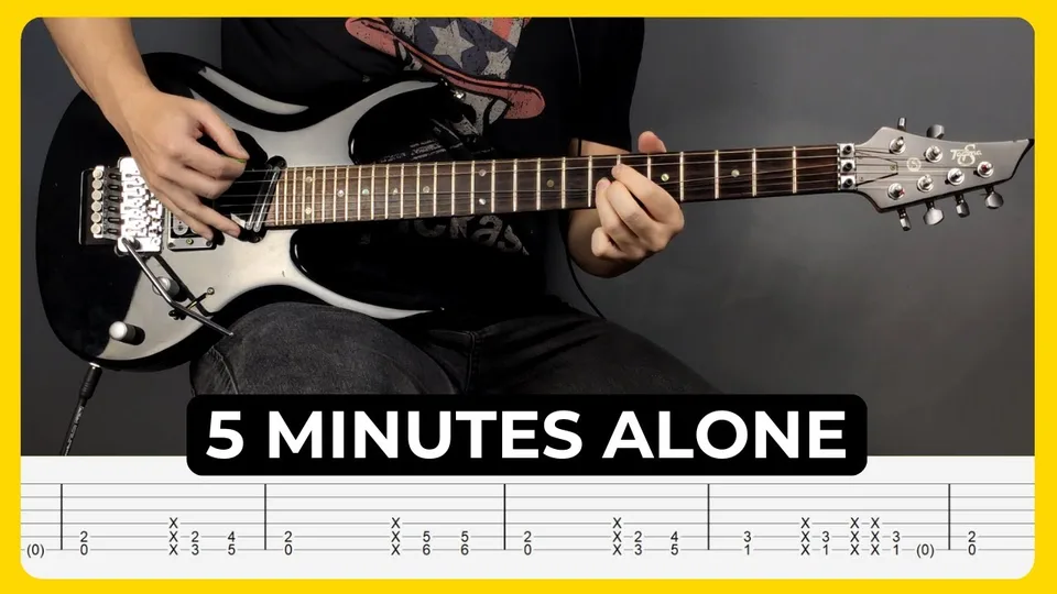 Pantera - 5 Minutes Alone guitar tab