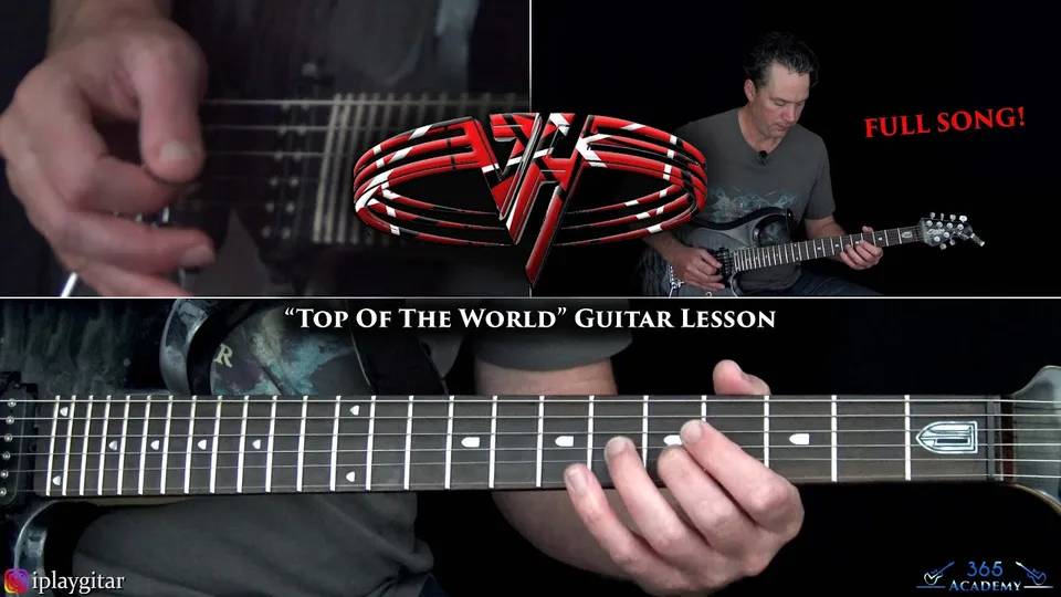 Van Halen - Top Of The World guitar lesson