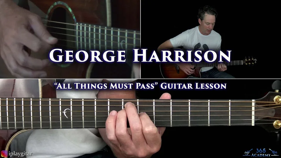 George Harrison - All Things Must Pass guitar lesson