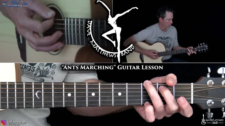 Dave Matthews Band - Ants Marching guitar lesson