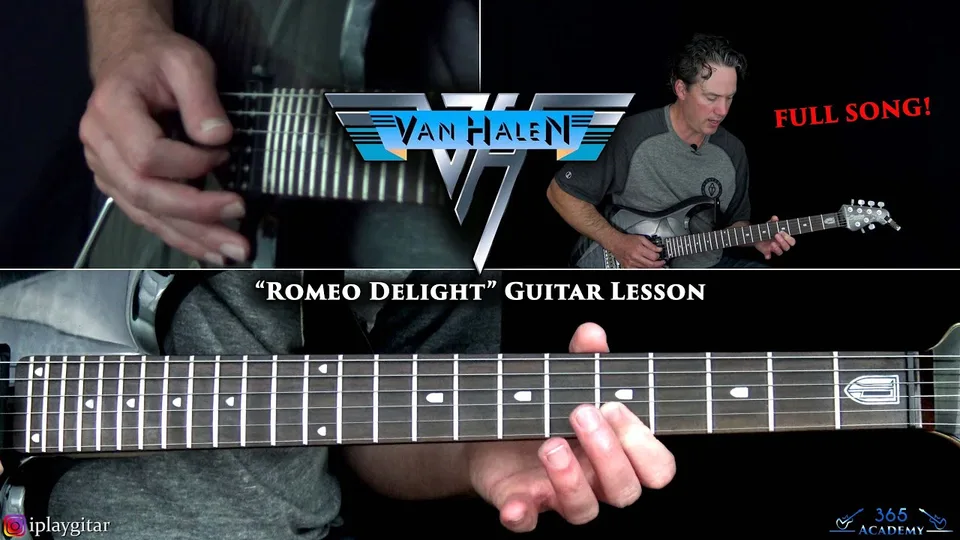 Van Halen - Romeo Delight guitar lesson