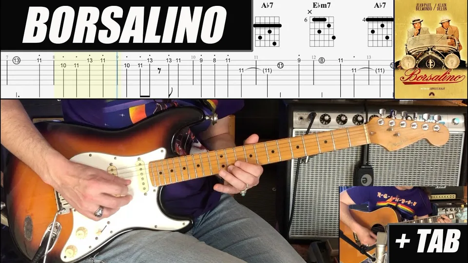Claude Bolling - Borsalino guitar tab