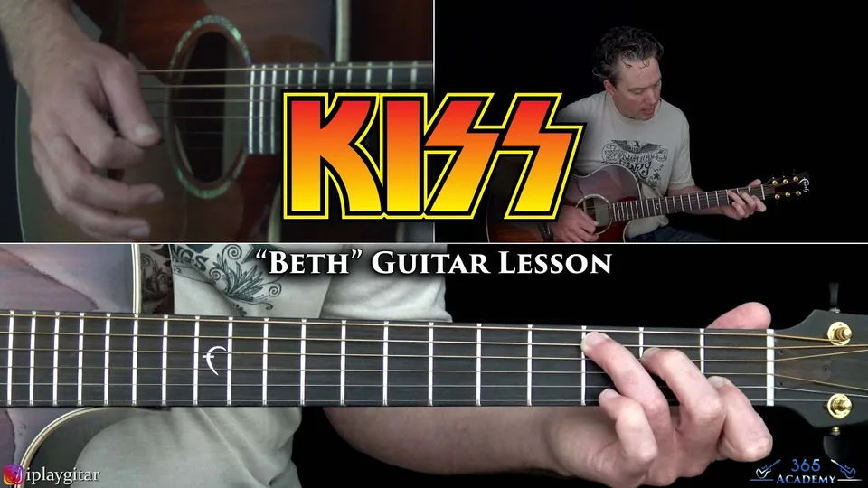 Kiss - Beth guitar lesson