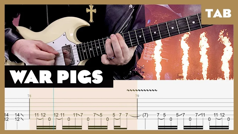 Black Sabbath - War Pigs guitar tab
