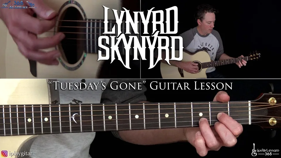 Lynyrd Skynyrd - Tuesday's Gone guitar lesson