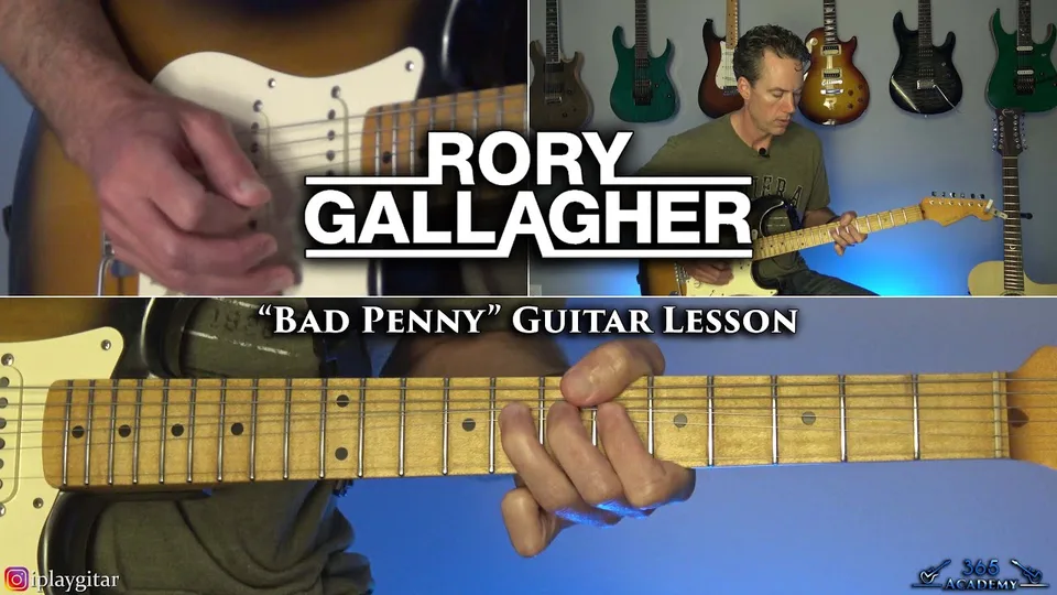 Rory Gallagher - Bad Penny guitar lesson