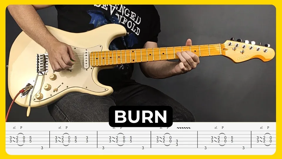 Deep Purple - Burn guitar tab