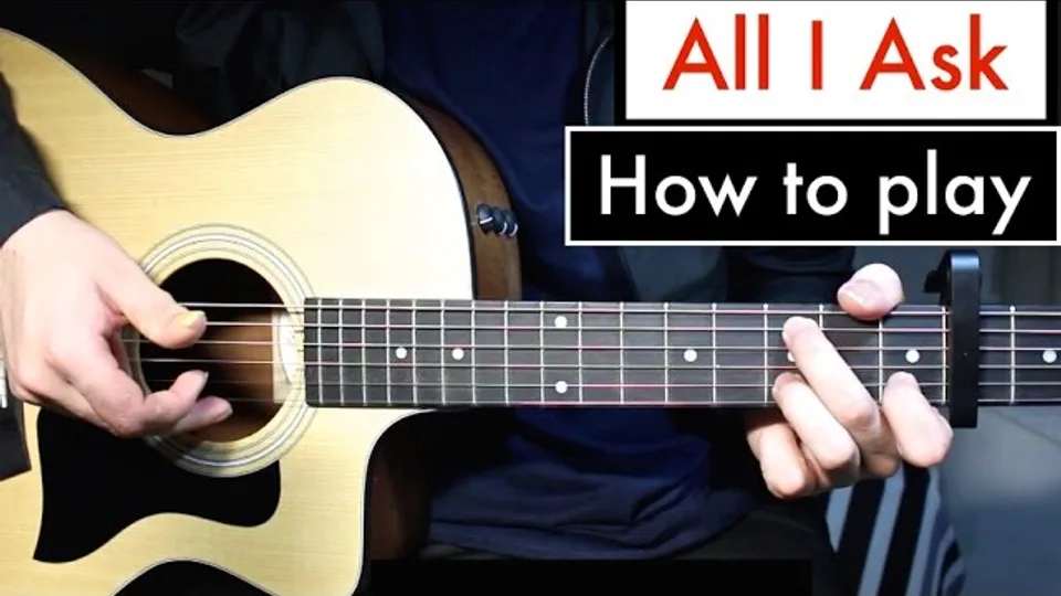Adele - All I Ask guitar lesson