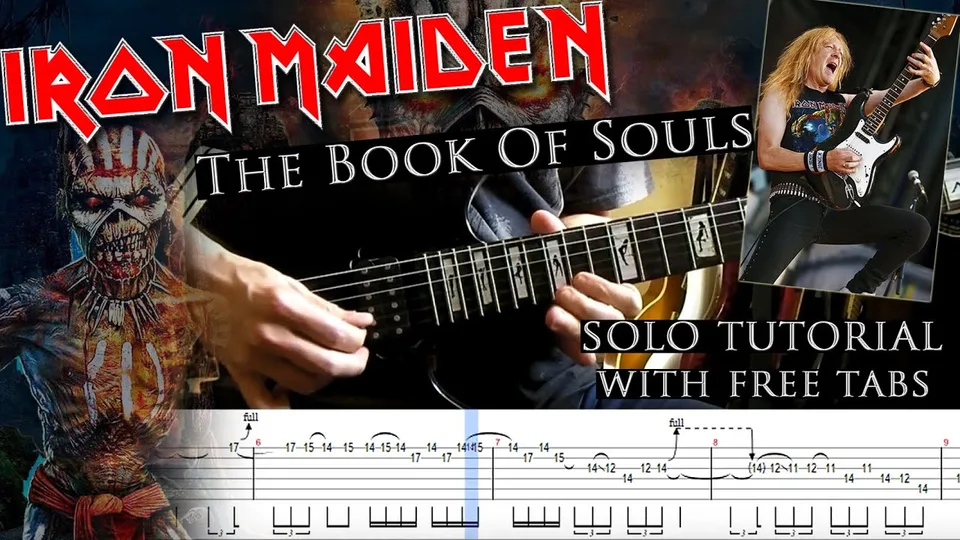 Iron Maiden - The Book Of Souls Janick Gers guitar tab