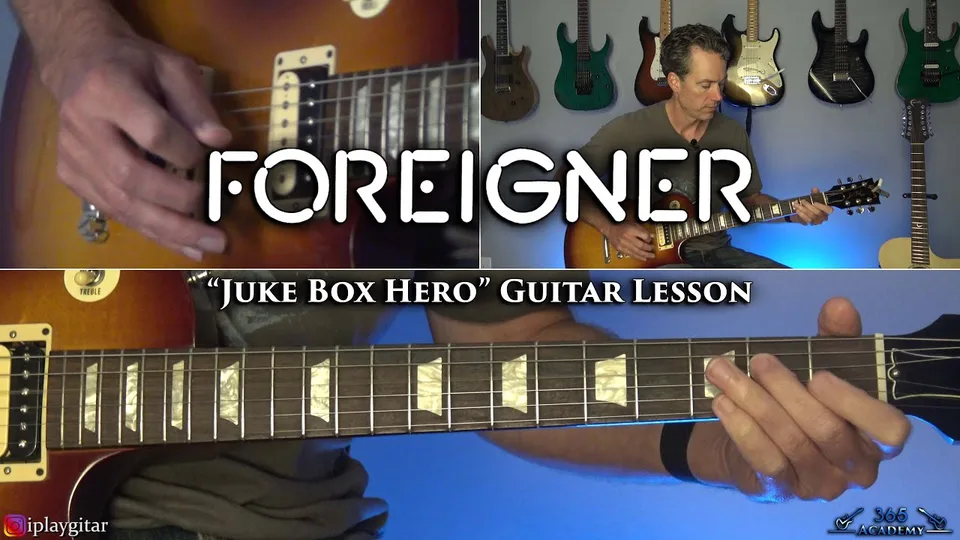 Foreigner - Juke Box Hero guitar lesson