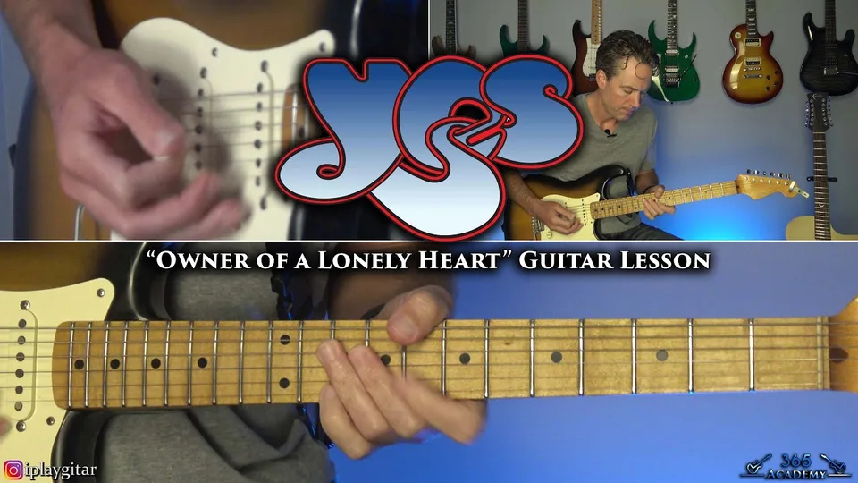 Yes - Owner of a Lonely Heart guitar lesson