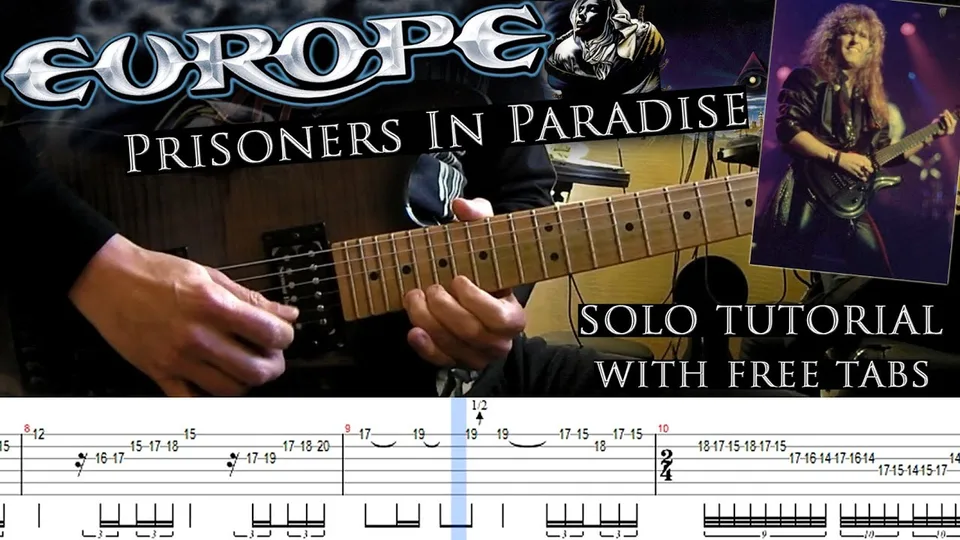 Europe - Prisoners In Paradise guitar tab