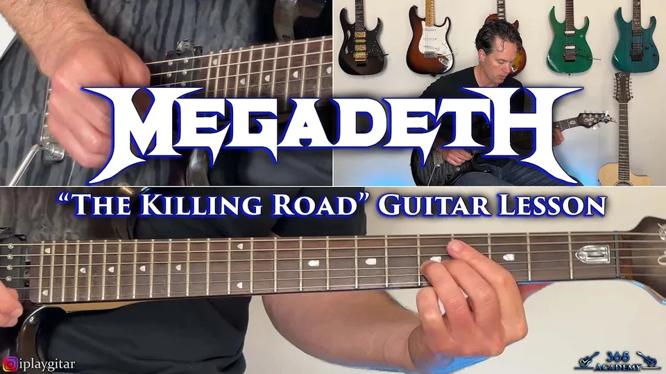 Megadeth - The Killing Road guitar lesson