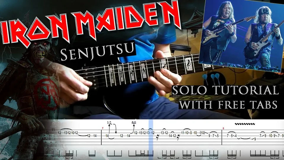 Iron Maiden - Senjutsu Adrian Smith's & Dave Murray's guitar tab