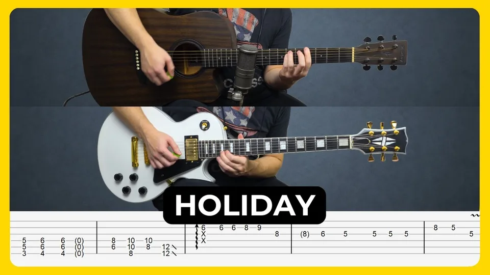 Green Day - Holiday guitar tab