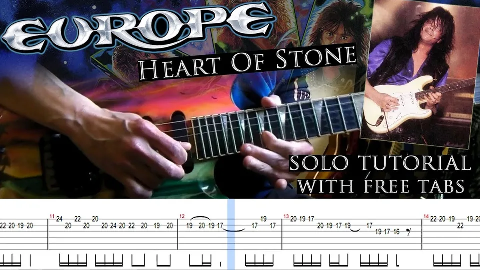 Europe - Heart of Stone guitar tab