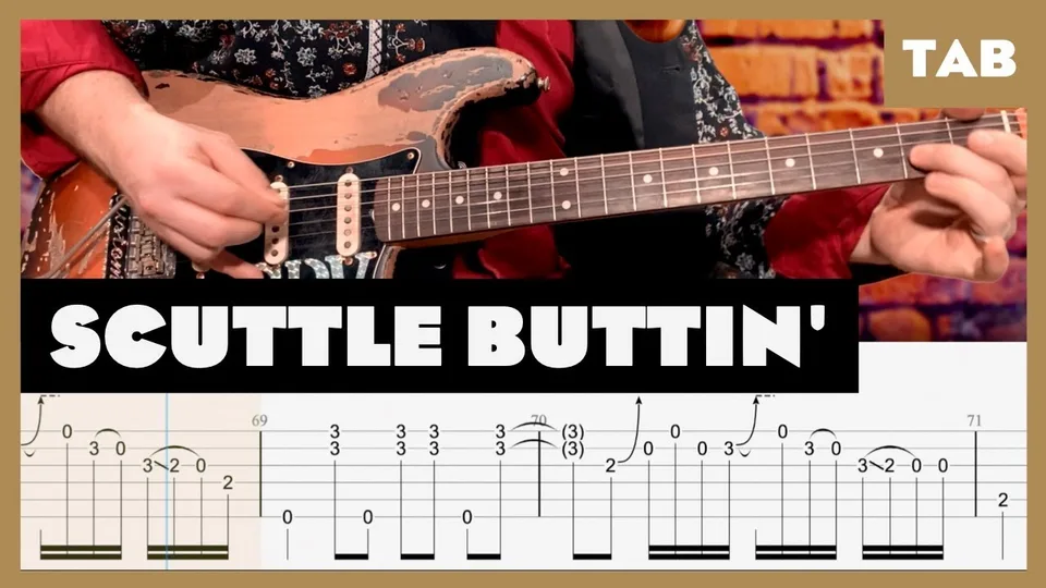 Stevie Ray Vaughan - Scuttle Buttin' guitar tab