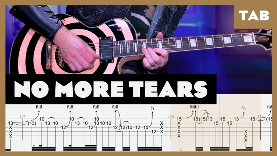 Ozzy Osbourne - No More Tears Zakk Wylde guitar tab