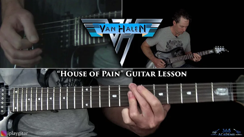 Van Halen - House of Pain guitar lesson