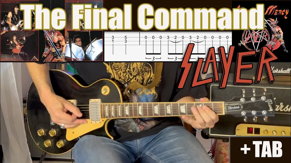 Slayer - The Final Command guitar tab