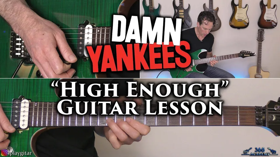 Damn Yankees - High Enough guitar lesson