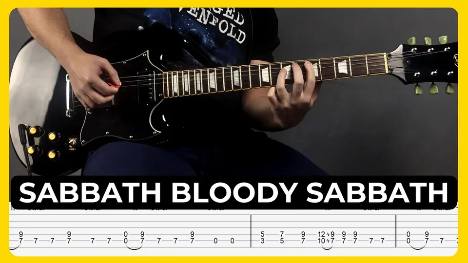 Black Sabbath - Sabbath Bloody Sabbath guitar tab