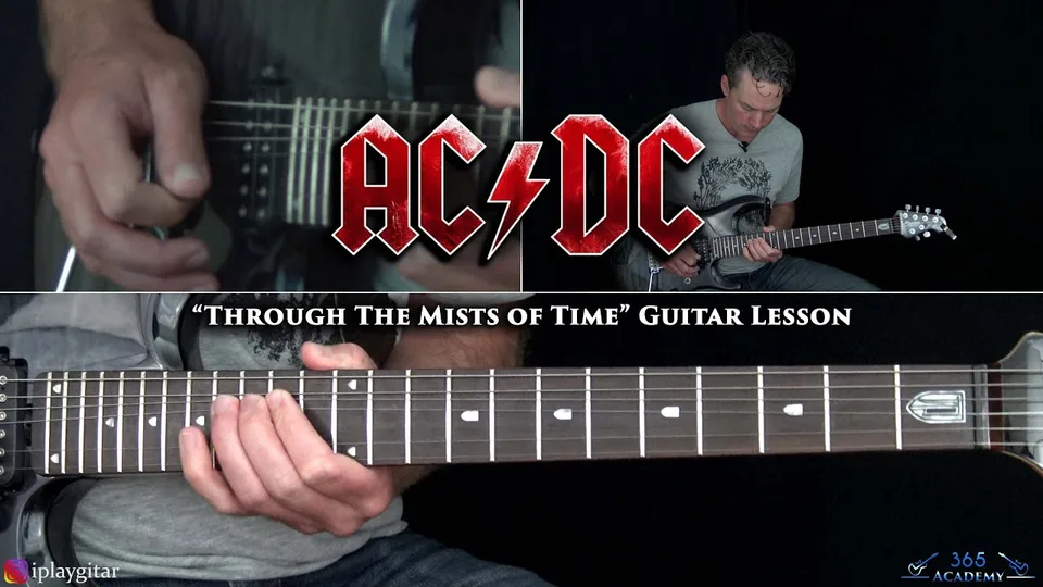 AC/DC - Through The Mists of Time guitar lesson