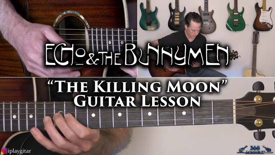 Echo & the Bunnymen - The Killing Moon guitar lesson