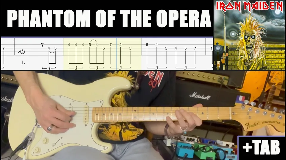 Iron Maiden - Phantom Of The Opera guitar tab