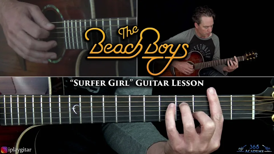 The Beach Boys - Surfer Girl guitar lesson