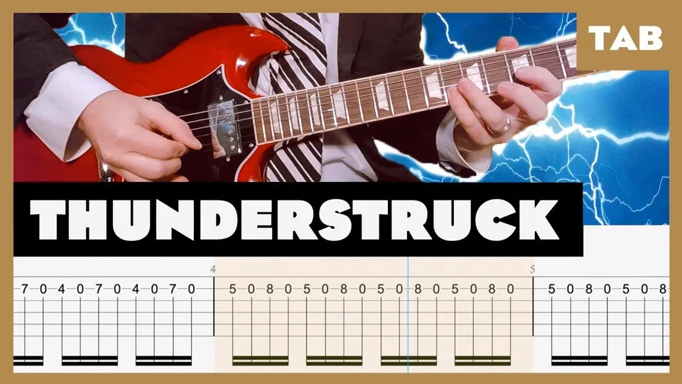 AC/DC - Thunderstruck guitar tab