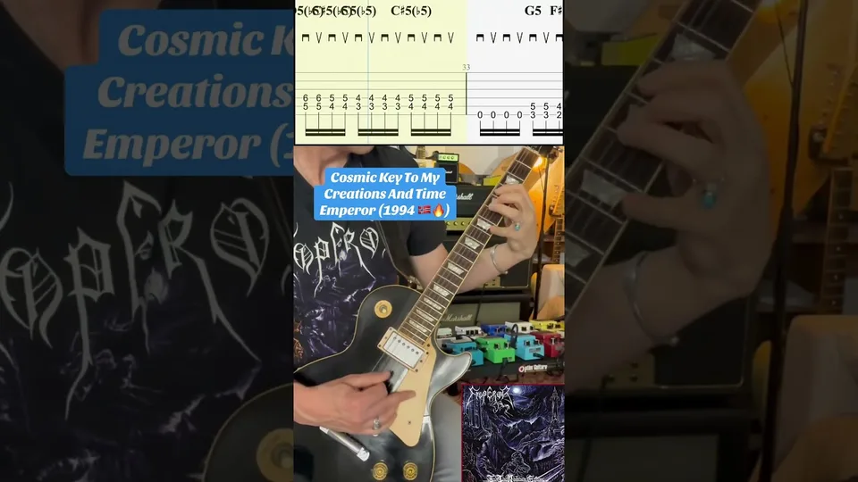 Emperor - Cosmic Key To My Creations And Time guitar tab