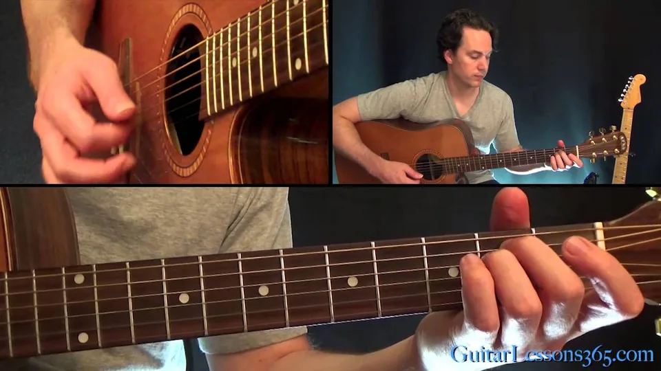 Coldplay - Trouble guitar lesson