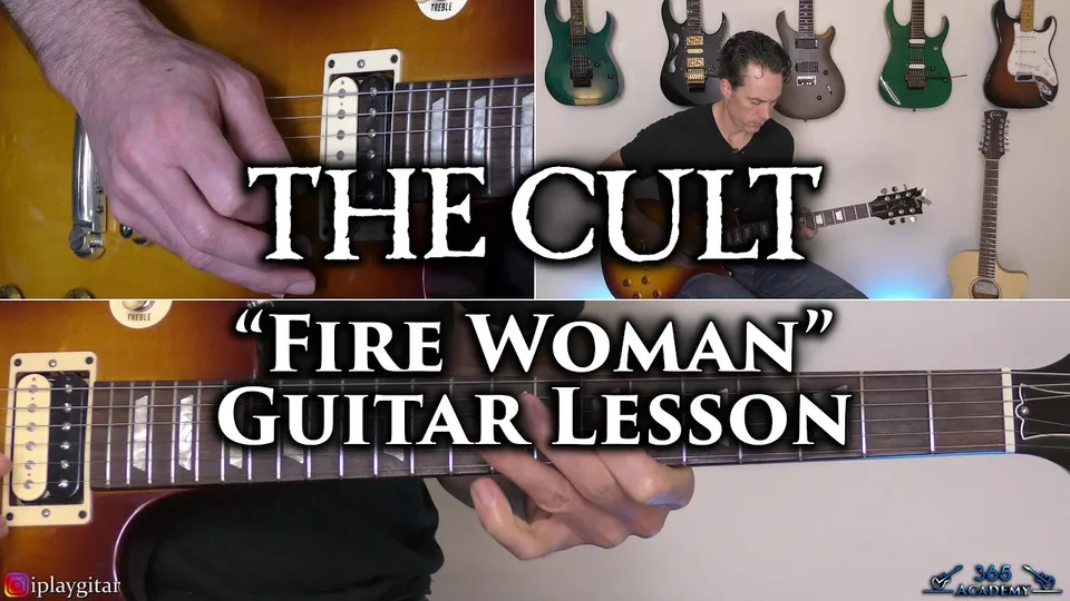 The Cult - Fire Woman guitar lesson