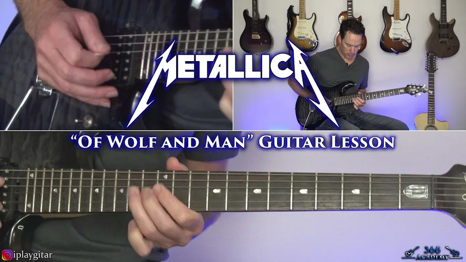 Metallica - Of Wolf and Man guitar lesson
