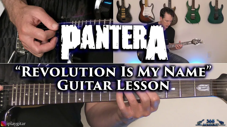 Pantera - Revolution Is My Name guitar lesson