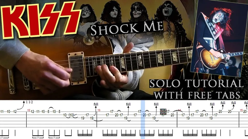 Kiss - Shock Me guitar tab