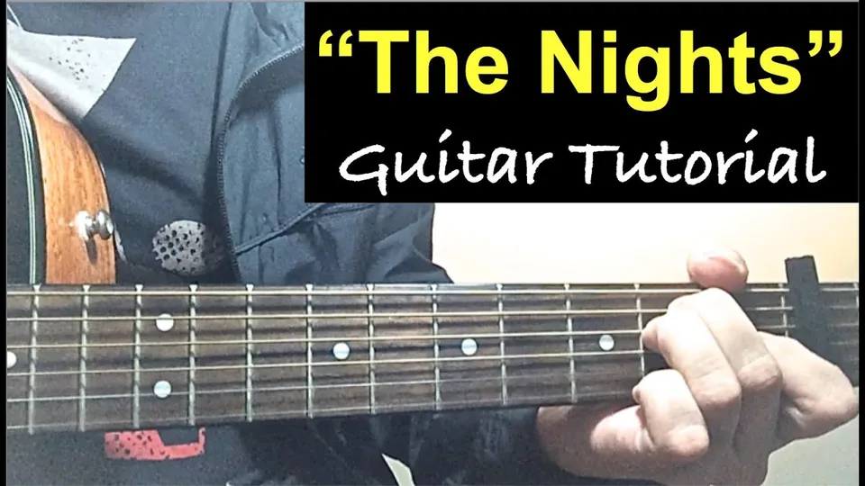 Avicii - The Nights guitar lesson