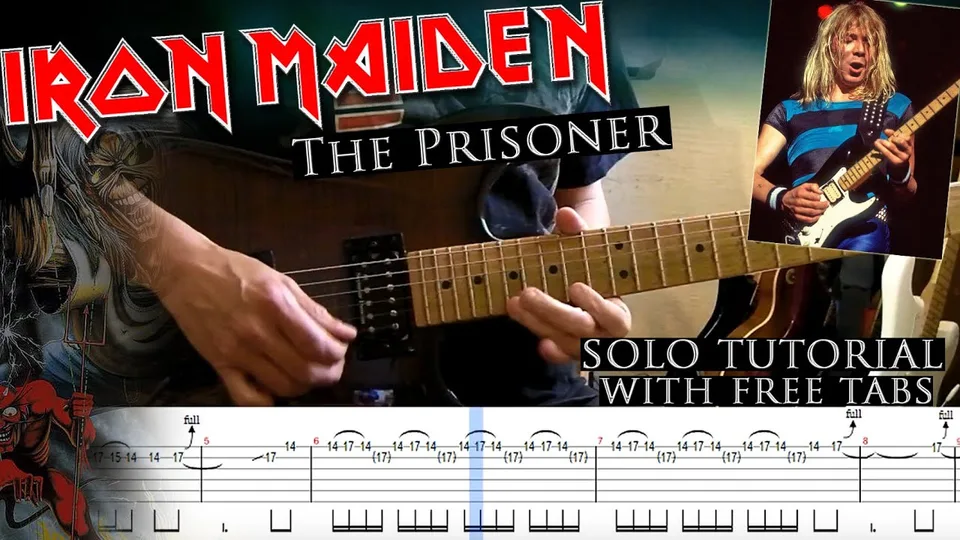 Iron Maiden - The Prisoner Dave Murray guitar tab