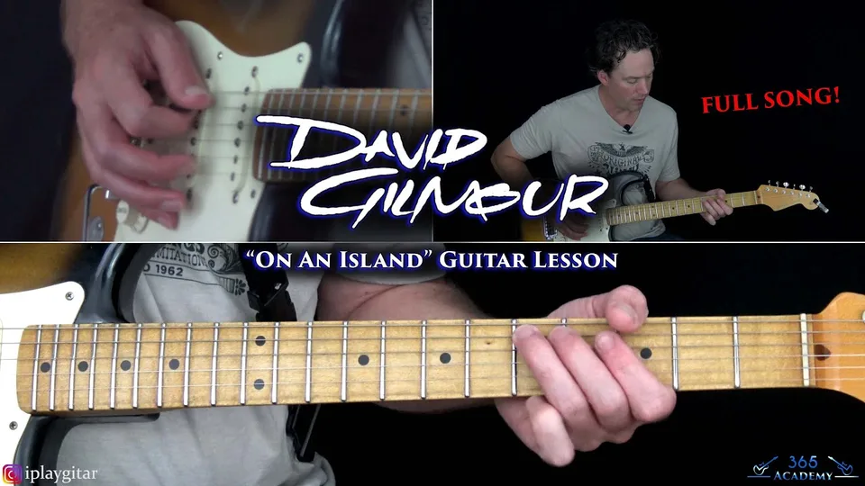 David Gilmour - On An Island guitar lesson