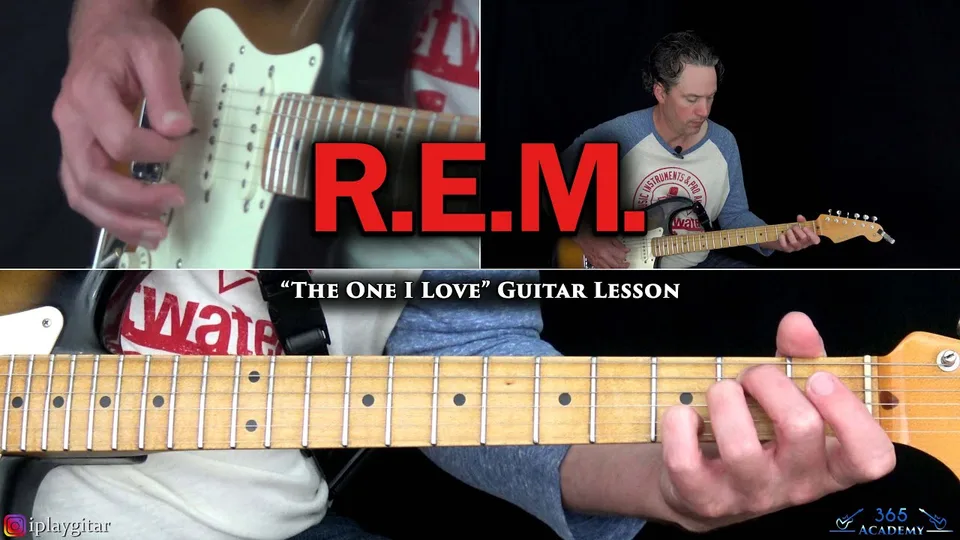 R.E.M. - The One I Love guitar lesson