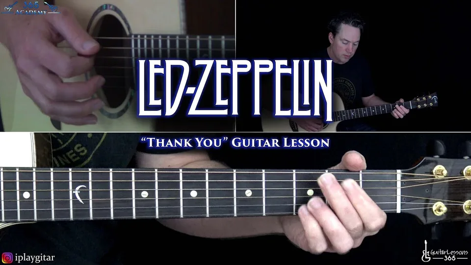 Led Zeppelin - Thank You guitar lesson